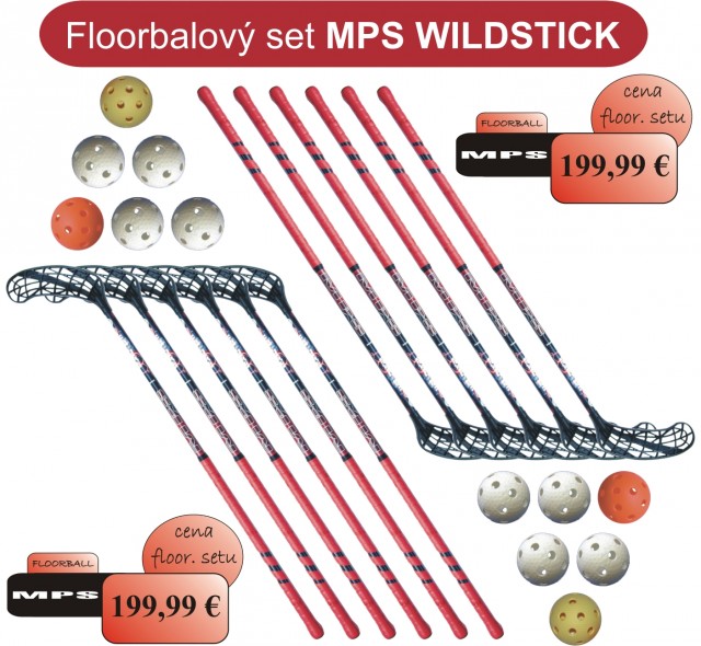 Florbalový set MPS WILDSTICK new